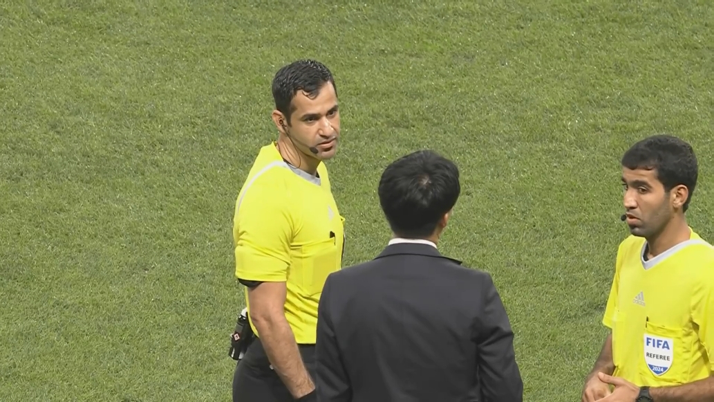  賈西姆執(zhí)法亞冠海港客戰(zhàn)神戶勝利船，此前主哨國足0-7日本