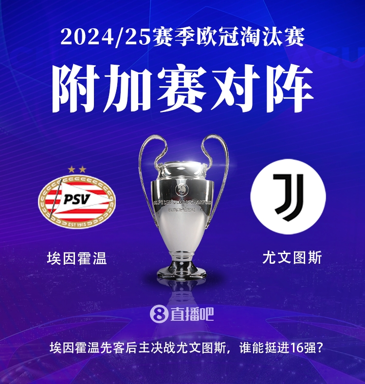  尤文與埃因霍溫此前從未交手，本賽季已兩度相遇&尤文之前3-1獲勝