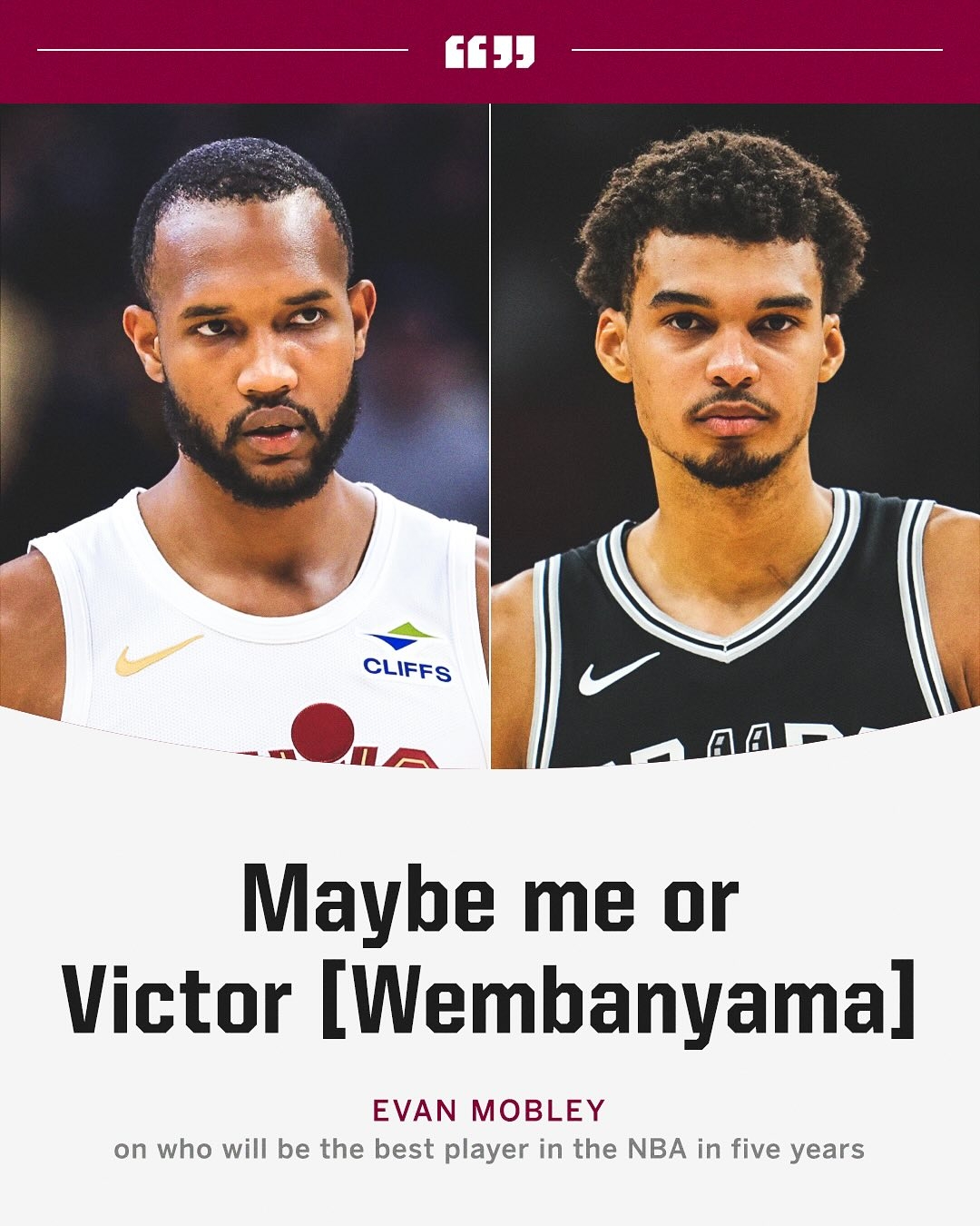  未來5年NBA最好的球員會是誰？莫布里：可能是我或者文班亞馬