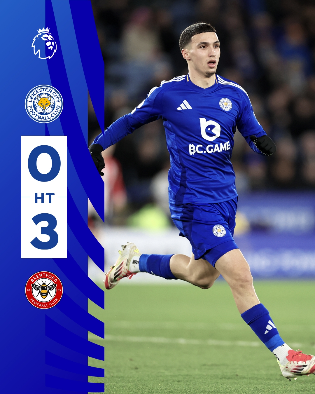  半場0-3！萊斯特若不進(jìn)球輸球，將主場6連敗0進(jìn)球創(chuàng)歷史最糟戰(zhàn)績