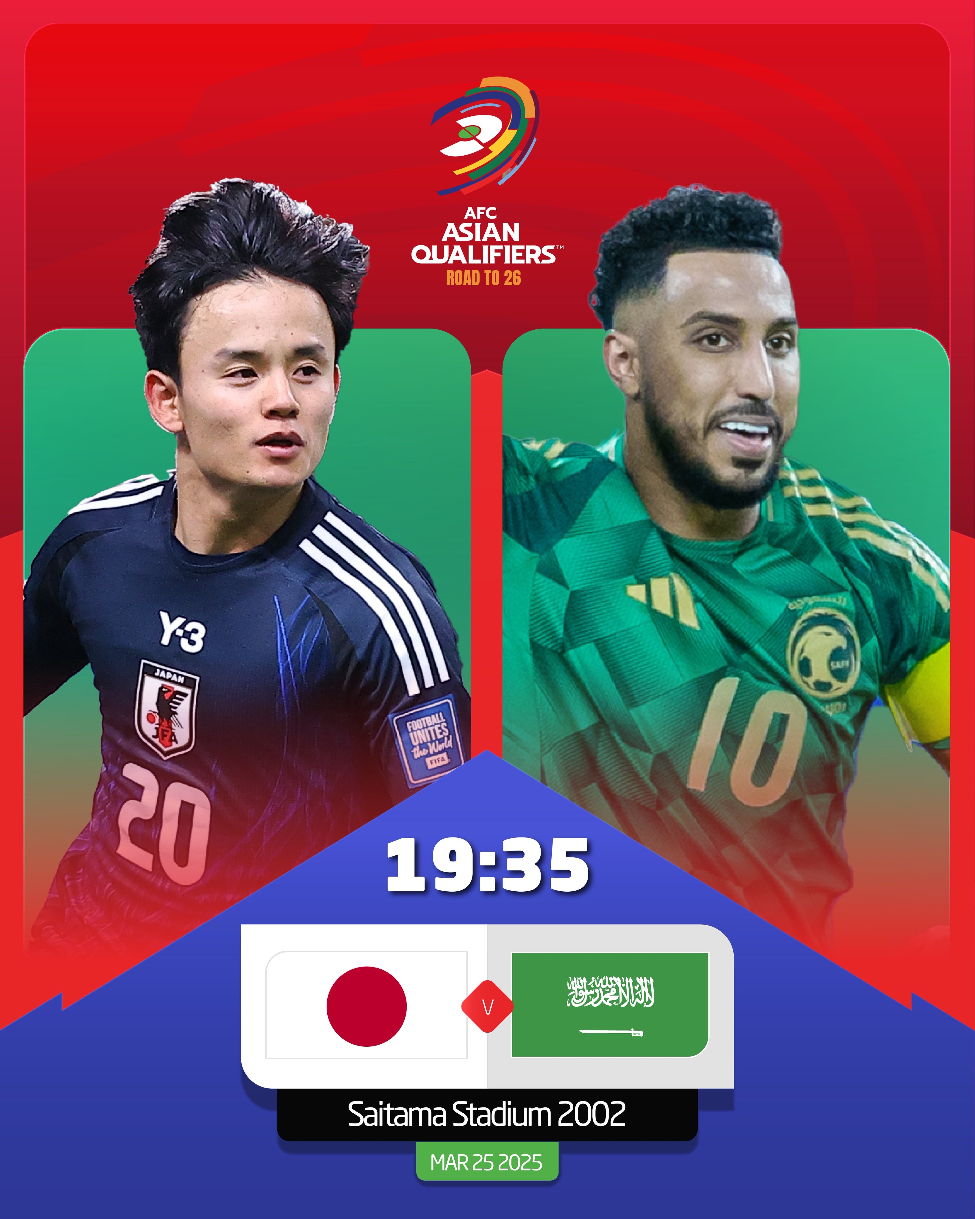  日本vs沙特首發(fā)：久保建英、前田大然、遠(yuǎn)藤航出戰(zhàn)，多薩里先發(fā)